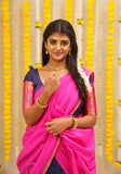 Sadana Blue with Pink Halfsaree