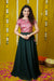 Tashi Green Croptop Skirt set (Set of 2)