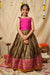 Saara Green wih Pink Lehenga Mini (Set of 2)