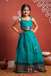Madhuri Blue Lehenga Mini (Set of 2)
