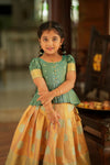Mandana Teal Lehenga Mini (Set of 2)