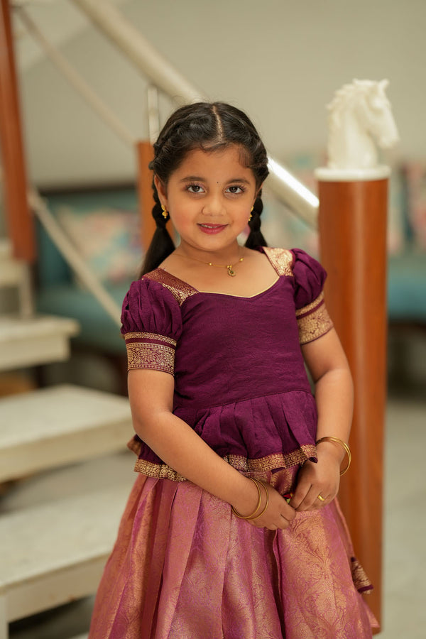 Tanisha Pink Lehenga Mini (Set of 2)