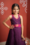 Tamizh Violet Kurti with Lehenga Mom & Me