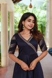 Anjana Navy Dress