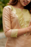 Abhinaya Beige Kurti Set