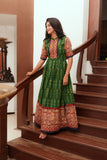 Swasti Green IKAT Dress