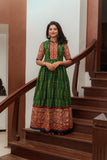 Swasti Green IKAT Dress