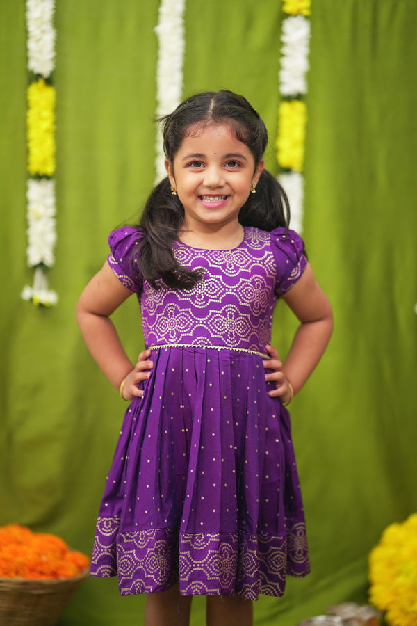 IMD - Pravya Violet Frock mini