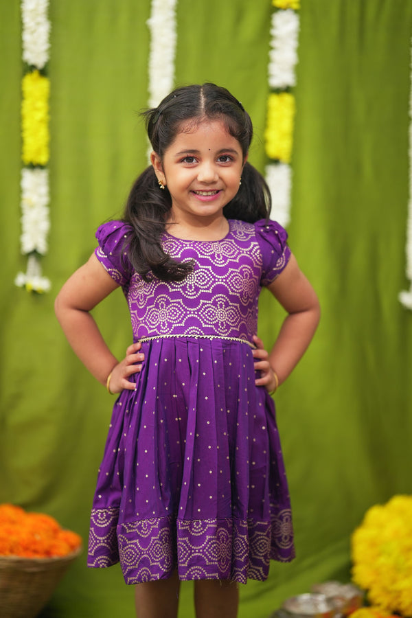 IMD - Pravya Violet Frock mini