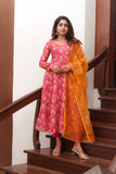 Nisha Pink Kurti Set