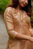 Swarupa Beige Kurti Set