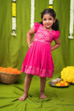 Pravya pink Frock mini