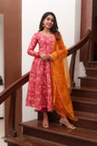 Nisha Pink Kurti Set