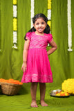 Pravya pink Frock mini