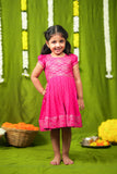 Pravya pink Frock mini