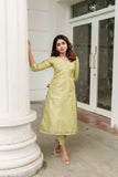 Swarupa Mint Green Kurti Set