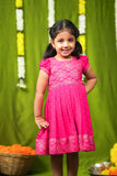 Pravya pink Frock mini