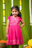 Pravya pink Frock mini