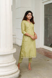 Swarupa Mint Green Kurti Set