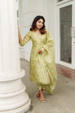 Swarupa Mint Green Kurti Set