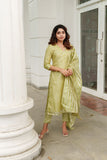 Swarupa Mint Green Kurti Set