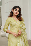 Swarupa Mint Green Kurti Set