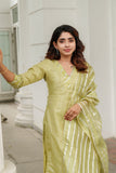 Swarupa Mint Green Kurti Set