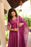 Anjana Magenta Dress