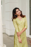 Swarupa Mint Green Kurti Set