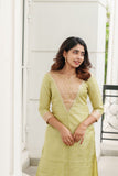 Abhinaya Mint Green Kurti Set