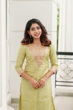 Abhinaya Mint Green Kurti Set