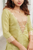 Abhinaya Mint Green Kurti Set