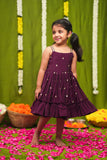 Meera Wine Frock Mini