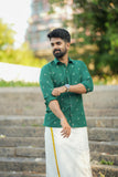 Arsh - Handloom Green Shirt