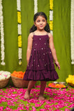 Meera Wine Frock Mini