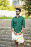 Arsh - Handloom Green Shirt