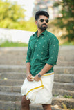 Arsh - Handloom Green Shirt