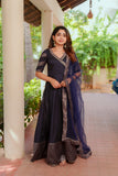 Anjana Navy Dress