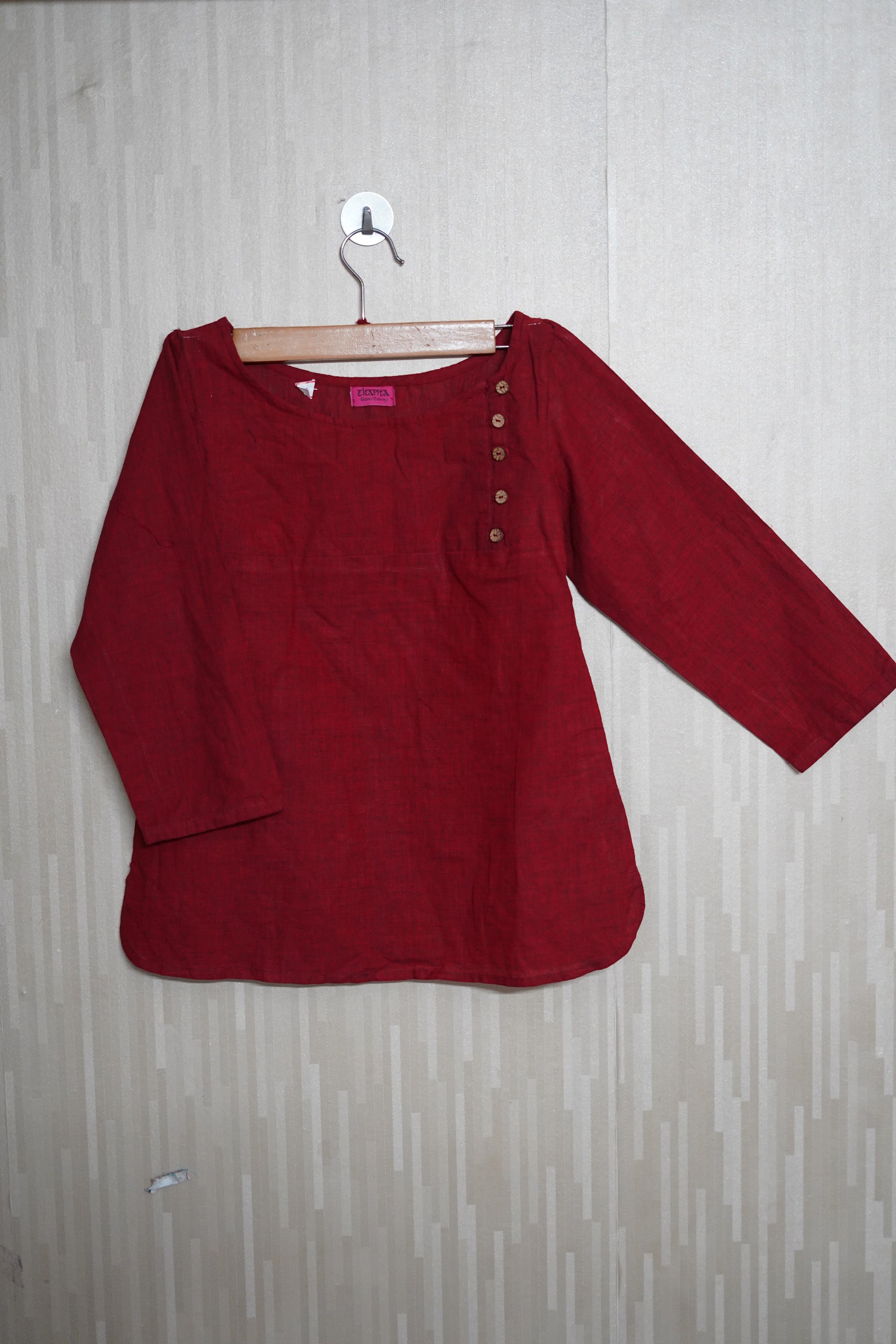 *1 GRG - Red Cotton Tunic
