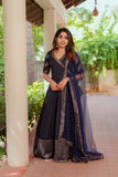 Anjana Navy Dress