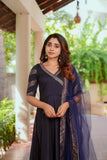 Anjana Navy Dress