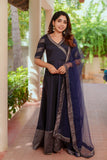 Anjana Navy Dress