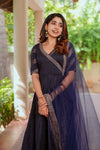 Anjana Navy Dress