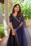 Anjana Navy Dress