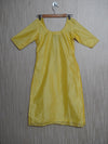 GRG - Yellow Chanderi Kurti - XS only