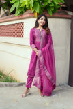 Mithra Magenta Kurti Set