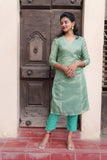 Ananya Mint Green Kurti Set