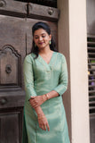 Ananya Mint Green Kurti Set