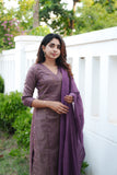 Ananya Violet Kurti Set