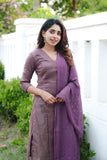 Ananya Violet Kurti Set